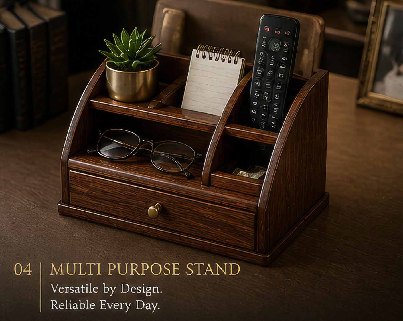 Multi-Purpose Wooden Stand